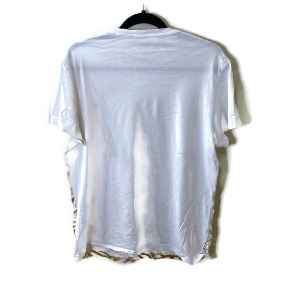 Versace Jeans Floral Striped T-Shirt Sz L - Picture 6 of 9